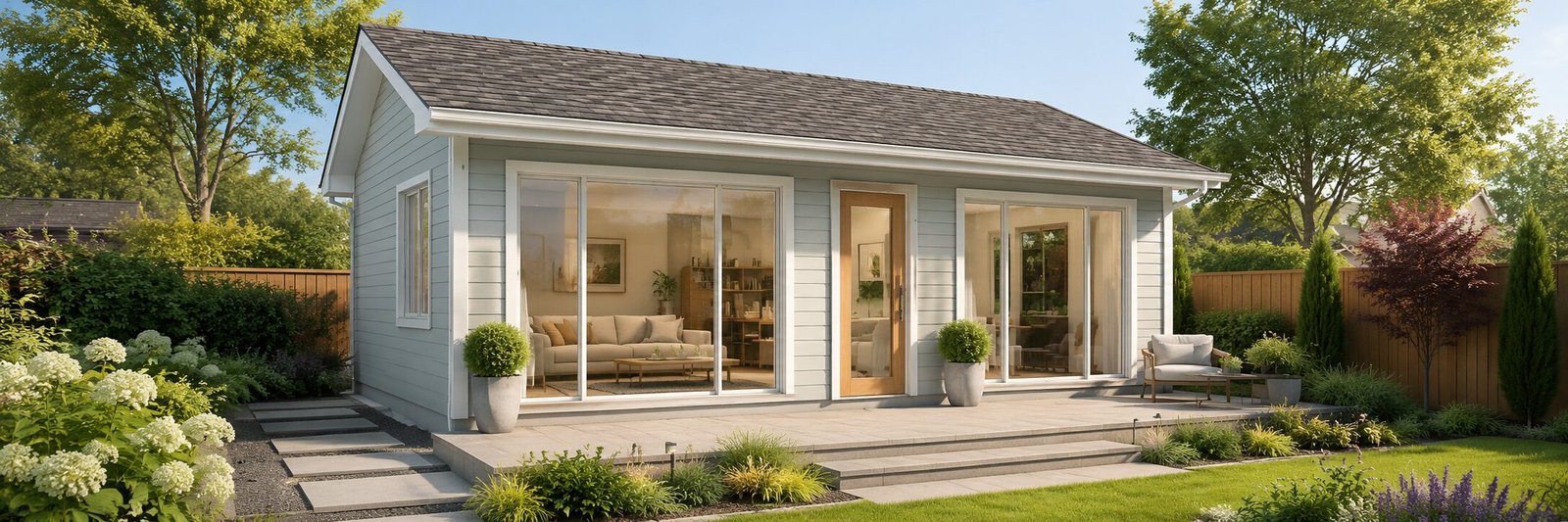 Garden suite exterior