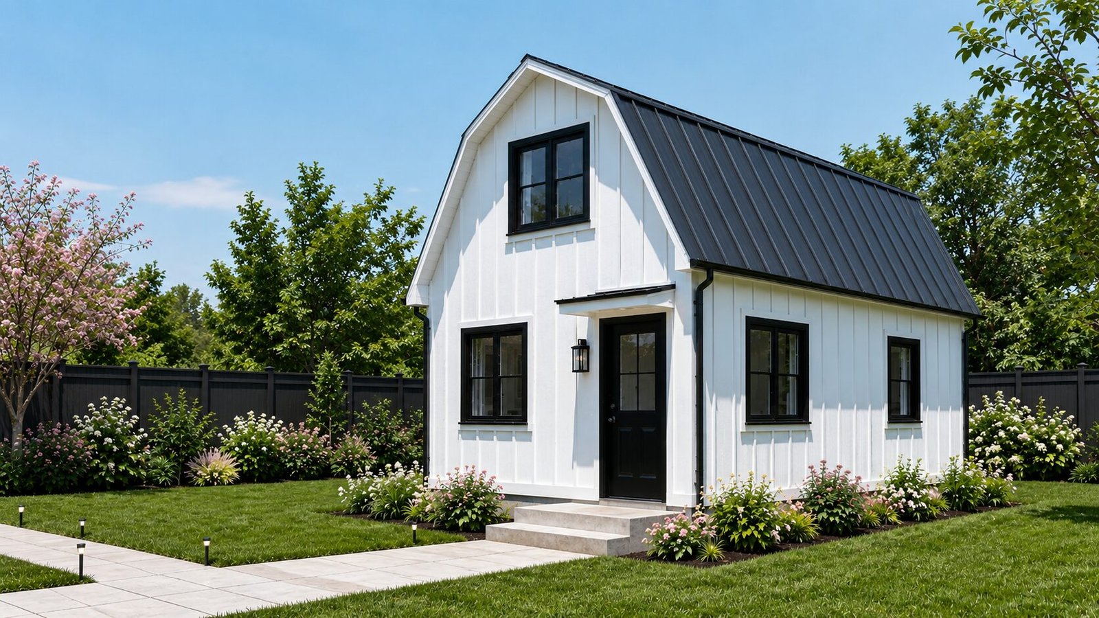 Modern garden suite project by AKH Construction in Ontario
