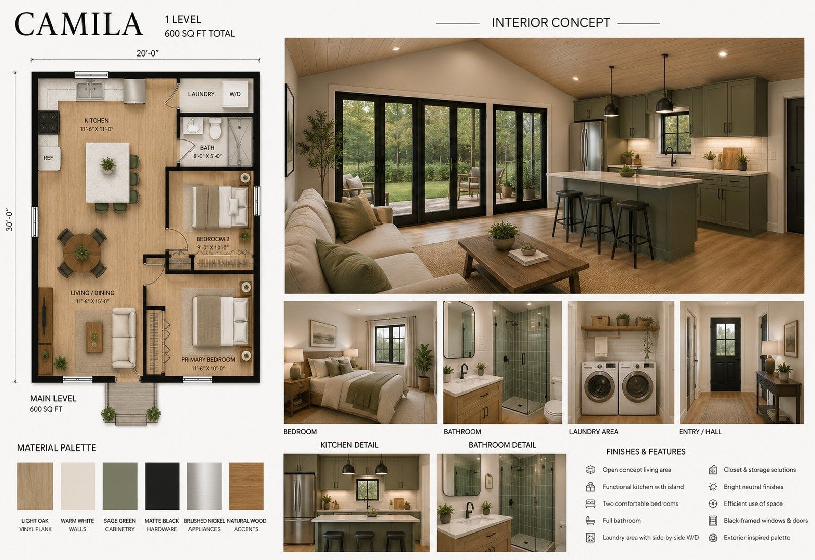 Camila Garden Suite interior